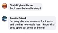 Fans discussing Lulu's healing after a four-year coma (via General Hospital Fans - Official / Facebook)